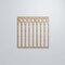 Ekena Millwork Large Cedar Park Decorative Fretwork Wood Wall Panels, Red Oak, 23 3/8"W x 23 3/8"H x 3/8"T WALW24X24X0375CRPRO - alternate 5